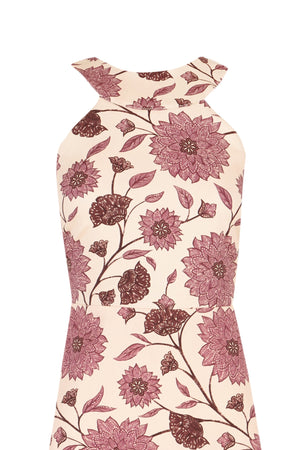 PEONY HALTER DRESS