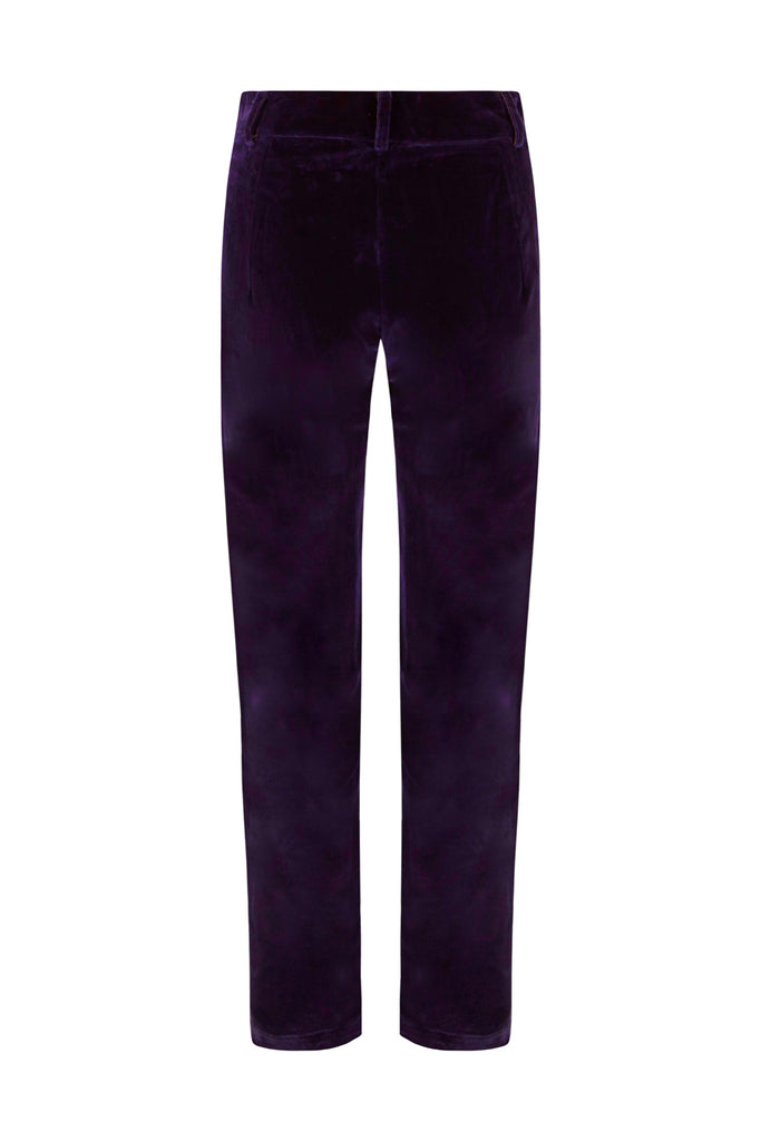 PURPLE MARLOW TROUSERS