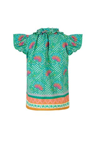 RIVIERA RUFFLE BLOUSE