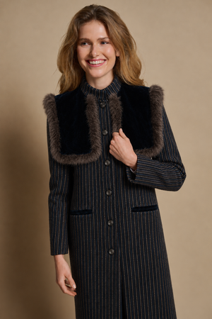 NAVY BRISTOL COAT