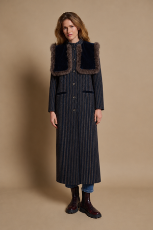 NAVY BRISTOL COAT