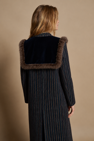 NAVY BRISTOL COAT