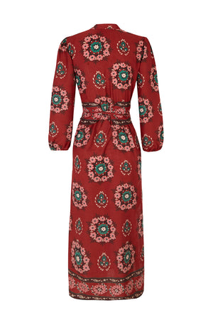UMBER BELT DRESS