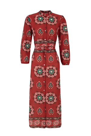 UMBER BELT DRESS