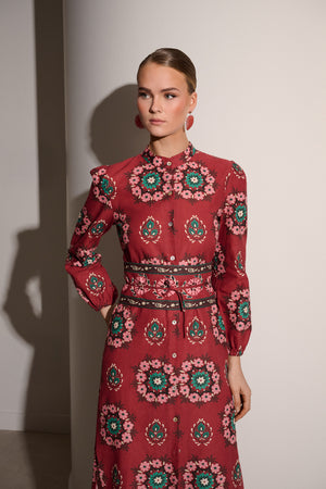 UMBER BELT DRESS