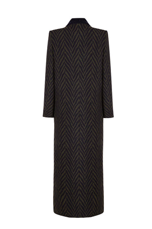 GREEN ZEBRA COAT