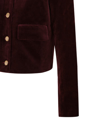 GARNET VELVET JACKET