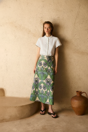 GREEN BRENNET BLOUSE