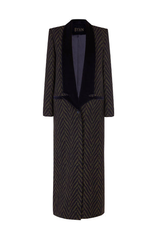 GREEN ZEBRA COAT