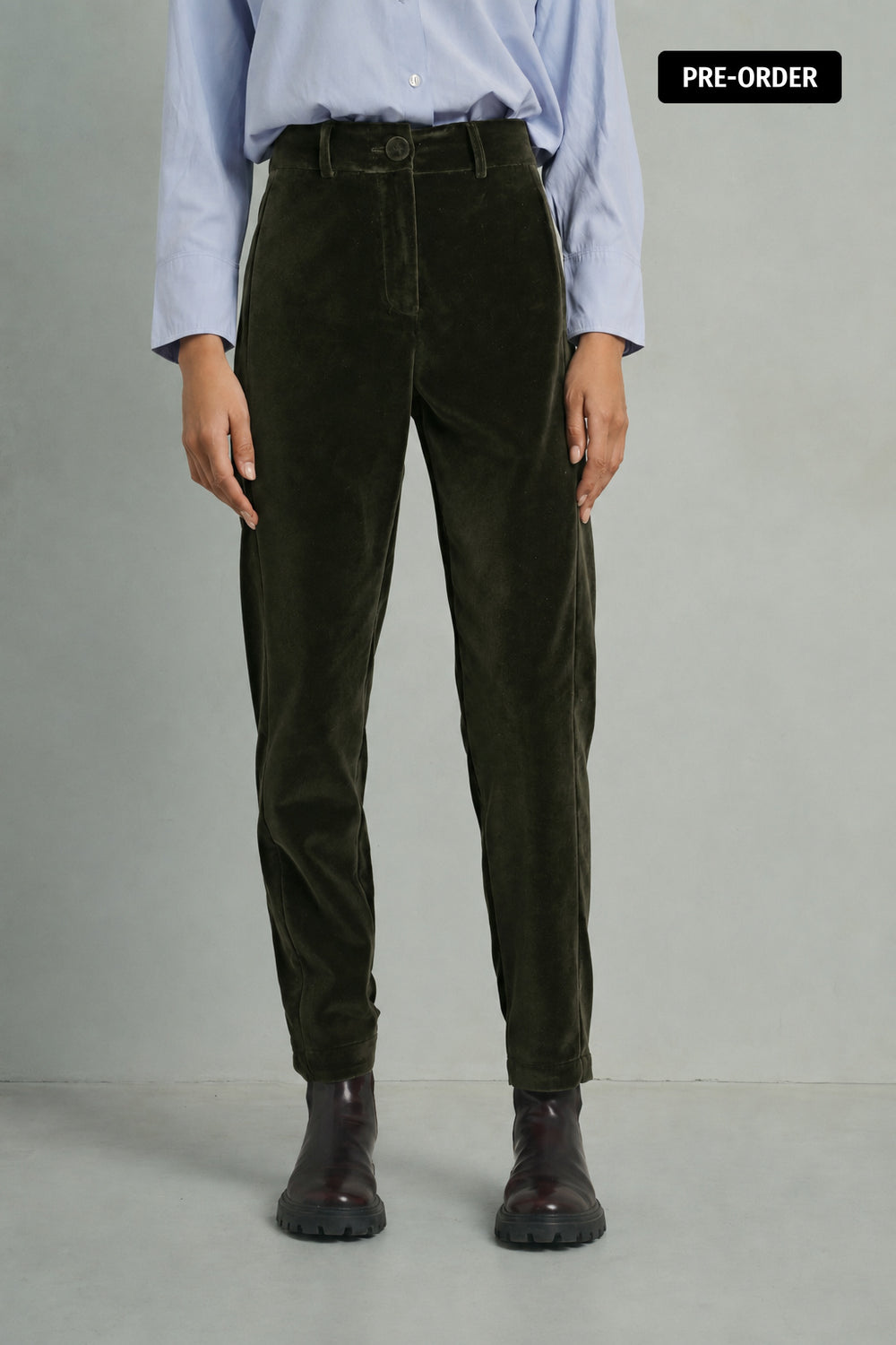 GREEN MARLOW TROUSERS