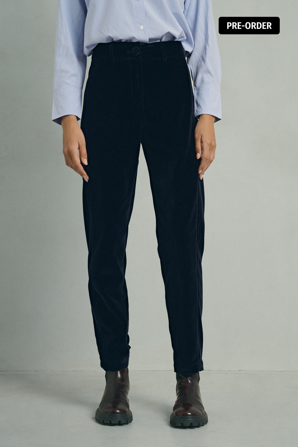 NAVY MARLOW TROUSERS